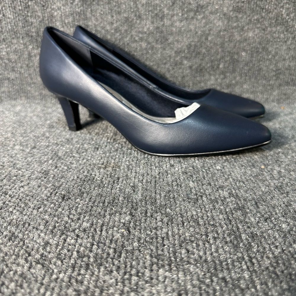 NWT women’s Easy Street Pointe High heels Navy SZ 6 - Picture 5 of 6